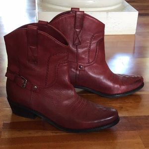 Franco Sarto short western boots